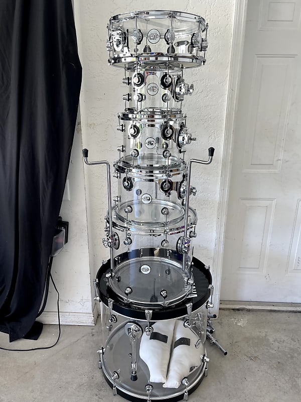 DW Design Series Acrylic Drums! Reverb