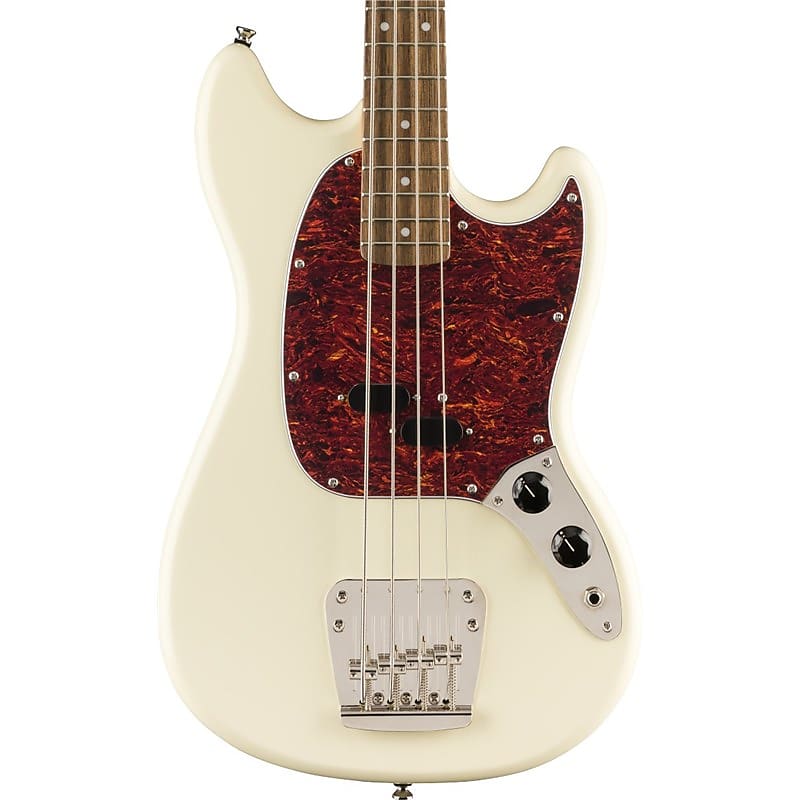 Squier Classic Vibe '60s Mustang Bass, Olympic White image 1