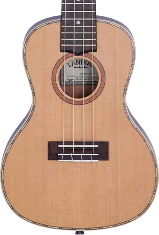 Lanikai CDST Solid Top Cedar Concert Ukulele image 1