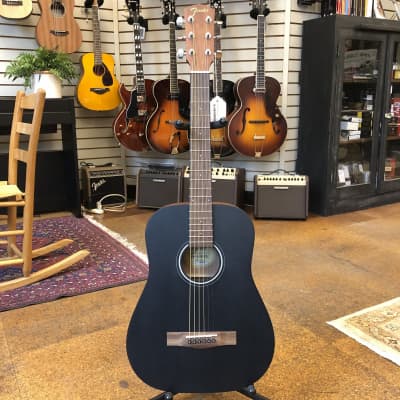Fender FA-15 3/4 Scale Steel String Acoustic Guitar Black w/Gig Bag image 4