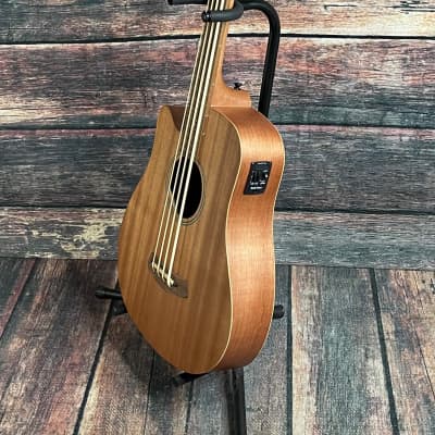 Gold Tone Left Handed M-Bass25FL 25 Inch Scale Acoustic Electric Fretless Micro Bass image 4