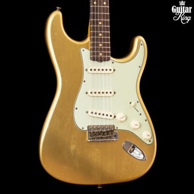 Immagine Fender Custom Shop CS 1960 Stratocaster Limited Edition LTD, Journeyman Relic Aged Aztec Gold - 14