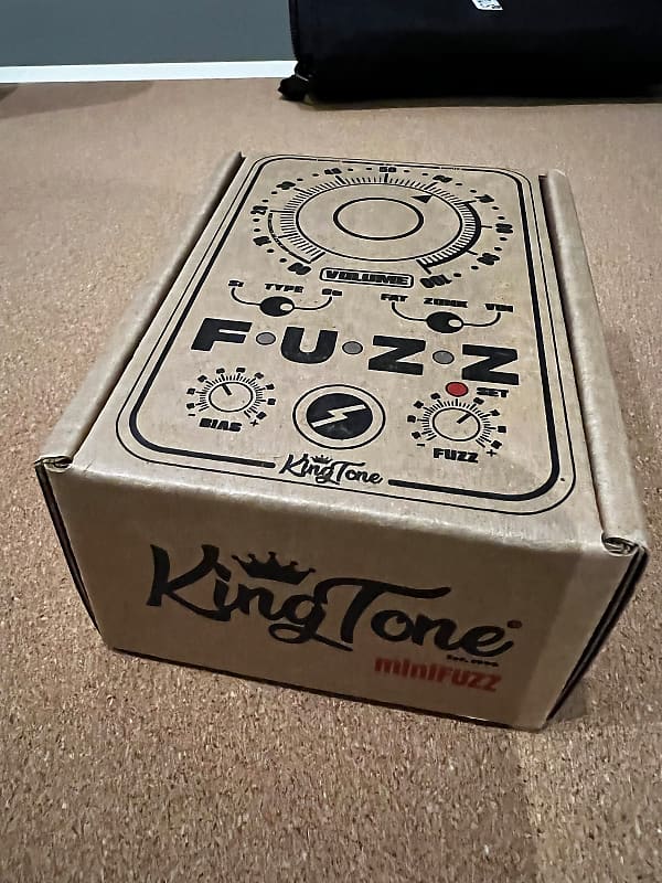 King Tone Guitar Minifuzz V2 2022 Silver | Reverb