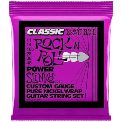 Ernie Ball ROCK N' ROLL POWER Slinky 11-48 Pure Nickel Electric Guitar Strings 2250 image 1
