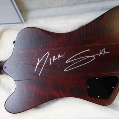 Gibson Nikki Sixx Owned, Played & Signed Thunderbird Bass with COA & Case Mötley Crüe image 13
