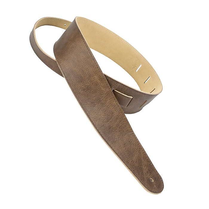 Henry Heller Capri Leather Adjustable Guitar Strap 2.5" Wide #HCAP25-BBR image 1