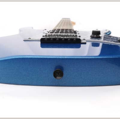 Electric Guitar 24 Fret full size Blue Premium PPE797 image 7