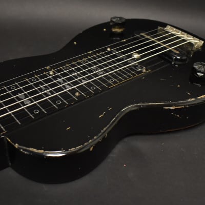 1939 Epiphone "Electar" Century Black Finish Lap Steel Electric Guitar w/Bag image 11
