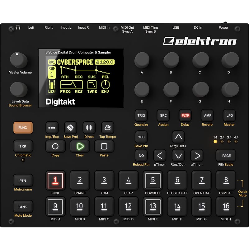 Elektron Digitakt Eight Voice Digital Drum Machine and Sampler image 1