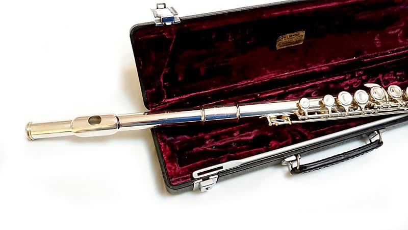 Buffet Crampon 228 Flute Silver Plated Model 861 Cooper Scale & Original  Case