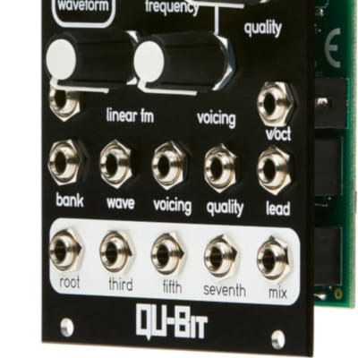 Qu-Bit Chord v2 Polyphonic Oscillator Eurorack Synth Module w/ Cloth and 4 Cables image 2