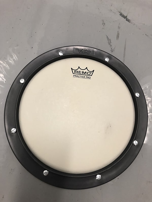 Remo 8 Gray Tunable Practice Pad with Ambassador Coated Drumhead