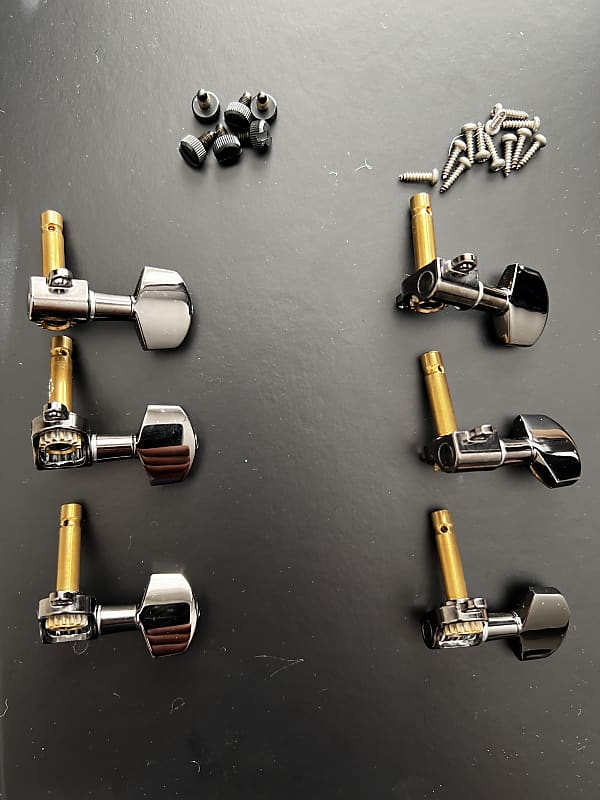 PRS Phase III Locking Tuners Black Nickel Reverb