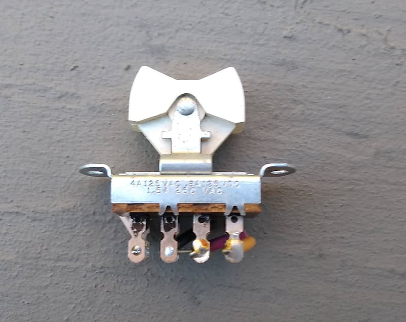 Ampeg Rocker Switch DP3T White Reverb