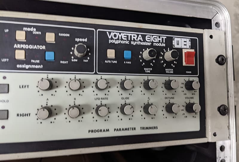 Octave Voyetra Eight 8 Rev 4 Rackmount Analog Synthesizer 1986 (with Aftertouch!) image 1