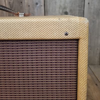 Fender Stratocaster Sunburst and Tweed Vibrolux 5F11 Amplifier One Owner Vintage 1957 image 23