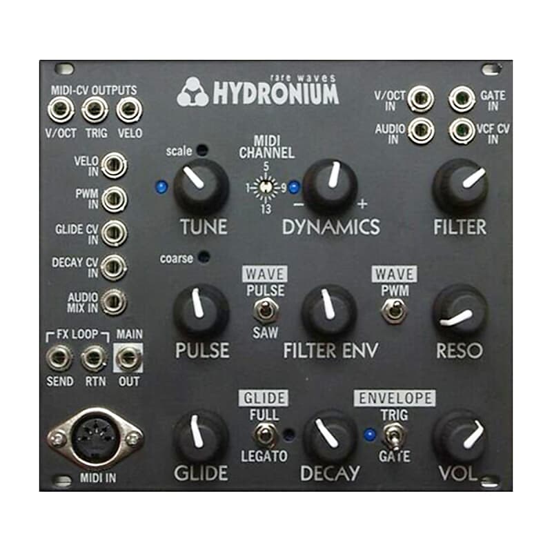 Rare Waves Hydronium Eurorack Synth Voice Module (303) - Black | Reverb  Brazil