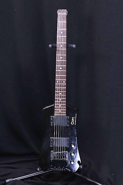 Cort Headless Guitar Gloss Black