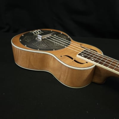 Gold Tone ResoMaple Concert-Scale Curly Maple Resonator Ukulele with Gig Bag image 13