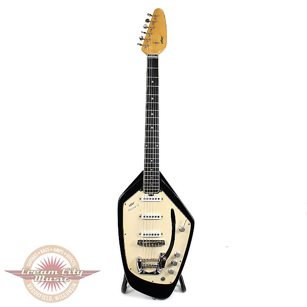 Vox Phantom VI 1960s Electric Guitar in Black image 1