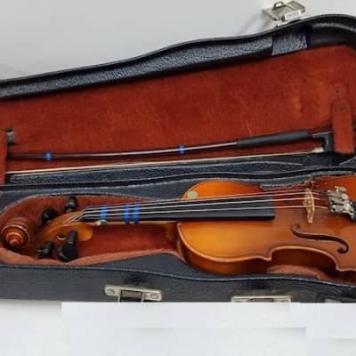 Suzuki Etude Knilling 220 size 1/16 violin, Japan, Very Good Condition, w Case & Bow image 15