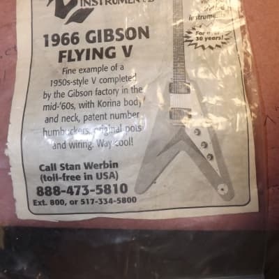 Gibson Flying V 1966 Korina image 22
