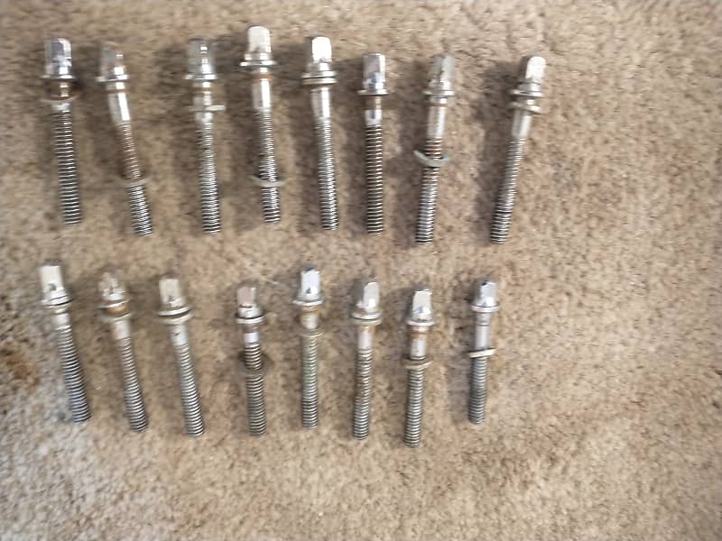 Ludwig (16) Vintage Snare Drum Tension Rods & Washers, 1960s/Early 70s image 1