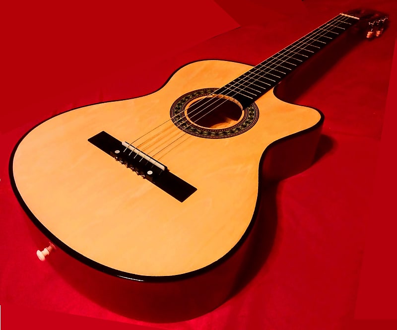 NEW IN BOX! Unmarked Classical Guitar 2022 - Natural image 1