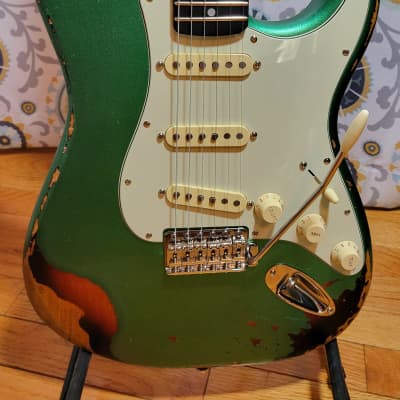 '59 Fender Stratocaster Style Partscaster - Relic - FCS Texas Specials - Blender - BRG / 3CS for sale