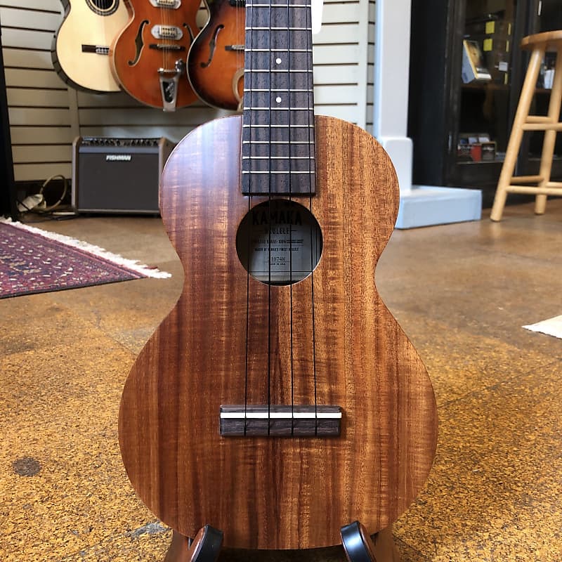 Kamaka HF 2 Hawaiian Koa Concert Ukulele 2021 Floor Model w Hard Case