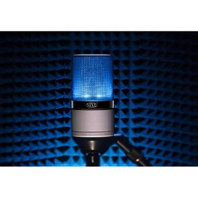 MXL MXL-990 BLIZZARD Vocal Condenser Microphone Package w/ Blue LED image 4