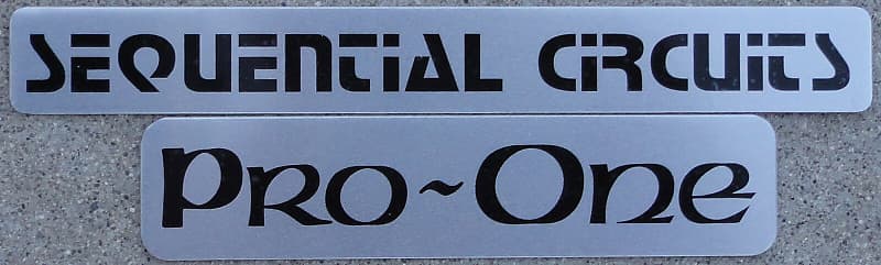 Sequential Circuits Pro-One - badge set - New image 1
