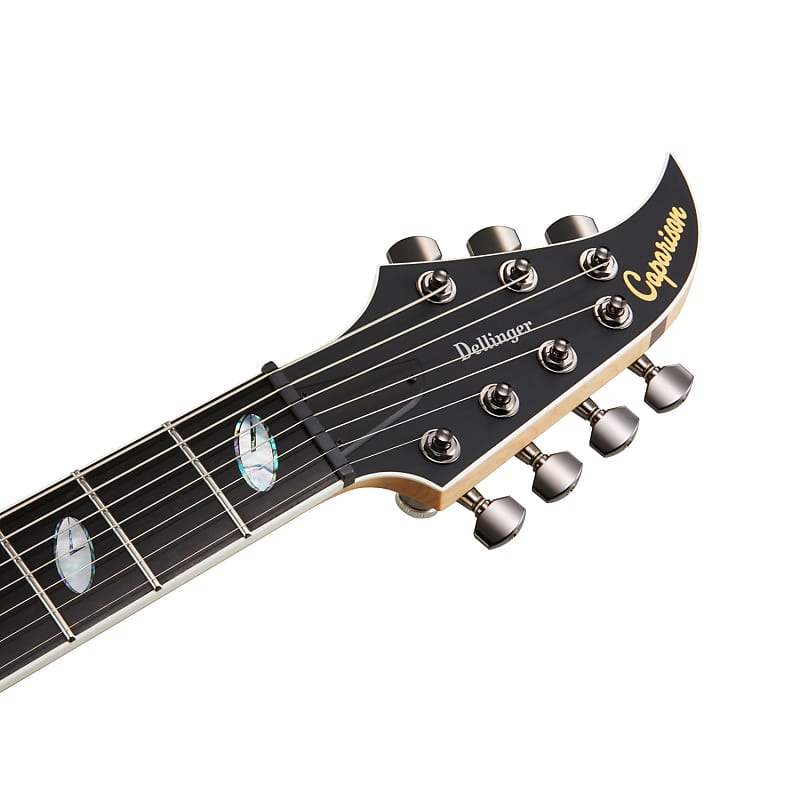 Caparison Dellinger7-WB-FX EF, Transparent White | Reverb