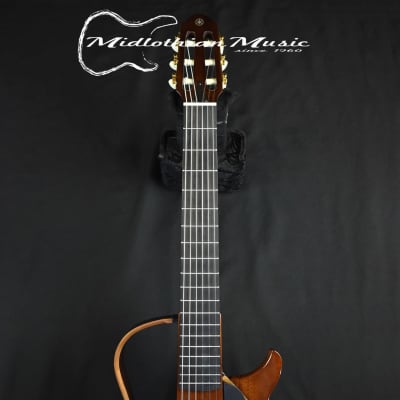 Yamaha SLG200NW Silent Guitar - Wide Nylon-String - Natural Finish w/Gig Bag image 3