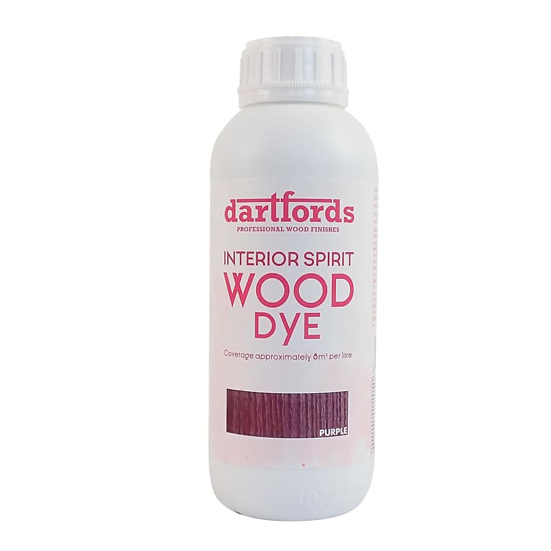 dartfords Purple Interior Water Based Wood Dye 1 litre Bottle