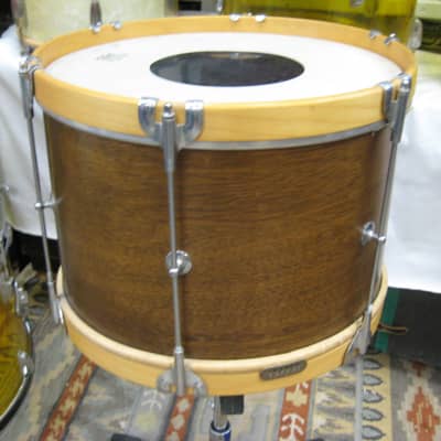 Gretsch 10X14" Marching Snare Drum (Lot#CB7182) Dec. 29, 1953 Mahogany/Maple image 12