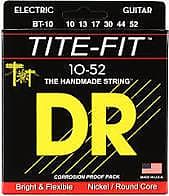 DR TITE-FIT™ - Nickel Plated Electric Guitar Strings - Medium to Heavy 10-52 image 1