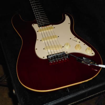 St. Blues BluesKing III 1986 Trans Cherry (Custom ordered  and built by  Tom Keckler) Very  Rare! image 14