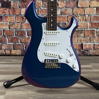 Moon Guitars Custom Blood Moon 2020 - Blue Nebula (color shifting) image 5