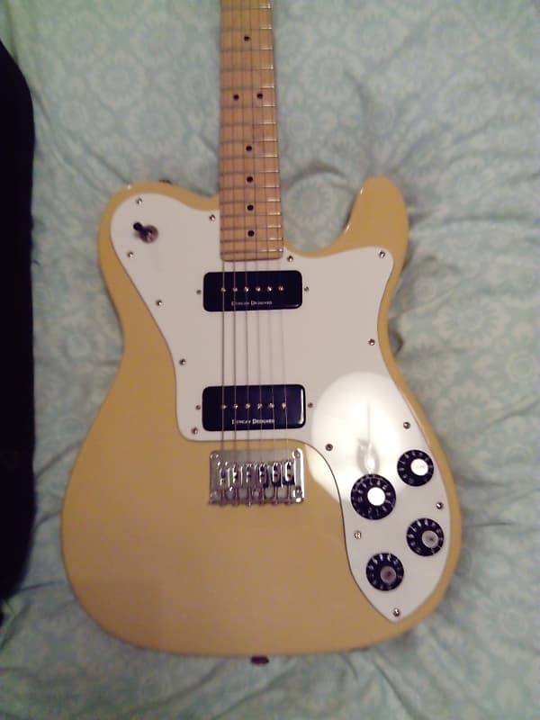 Squier Telecaster Custom II - P90 pickups - Case included. | Reverb