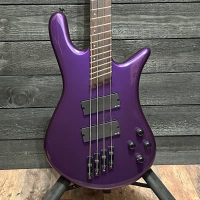 Spector NS Dimension 4 String HP Multi Scale Electric Bass Guitar Plum Crazy B Stock for sale