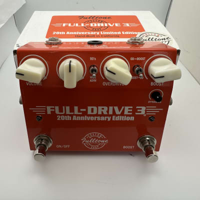 Fulltone Custom Shop FD-3 Full Drive 3 20th Anniversary Edition