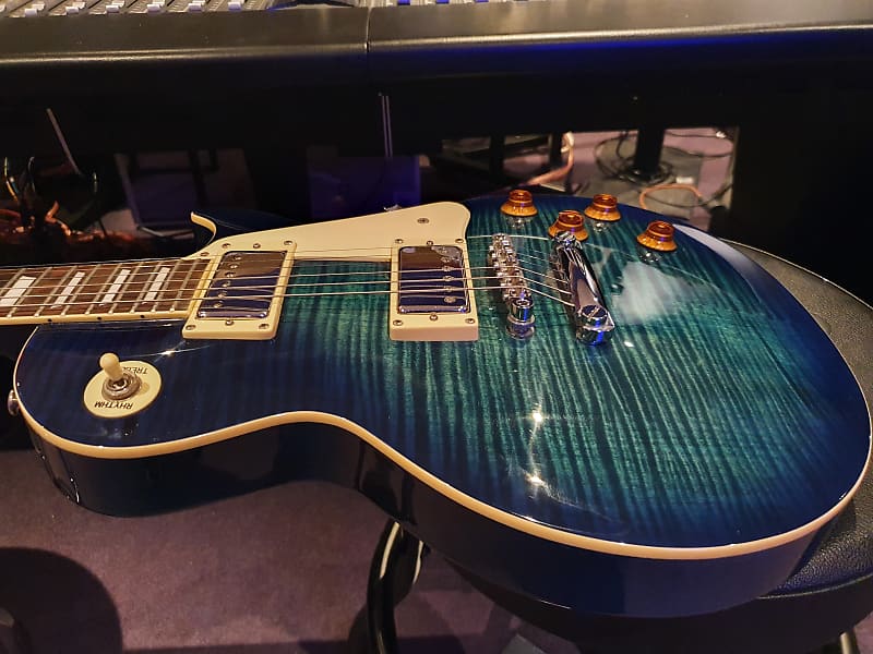 RARE 2000 Epiphone Gibson Les Paul Standard Plus AAA Flame
