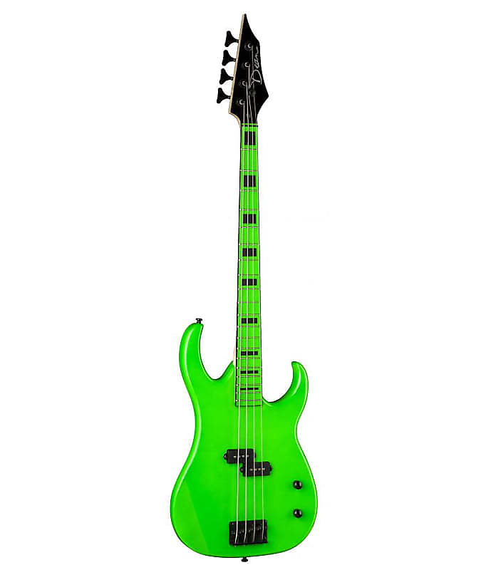 Dean Custom Zone 4-String Bass - Nuclear Green  CZONE BASS NG, New, Free Shipping image 1