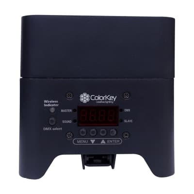 Mint ColorKey MobilePar Mini HEX 4 RGBAW+UV Wireless Battery Powered Par Light image 3