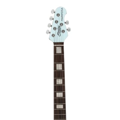 Sterling by Music Man Mariposa Electric Guitar - Daphne Blue image 5