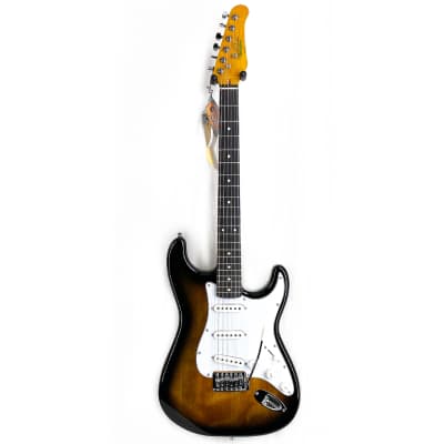 (B Stock) Oscar Schmidt OS-300-TS Strat Style Electric Guitar - Tobacco Sunburst image 1