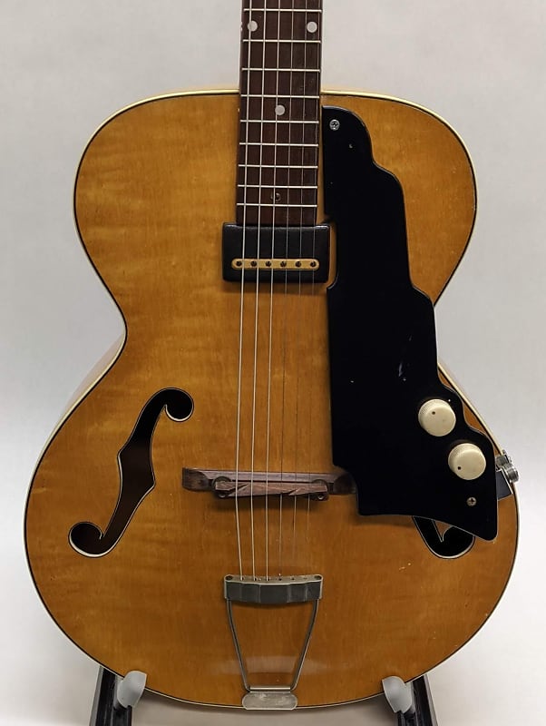 National New Yorker Model 1120 1950 Natural Archtop Guitar image 1
