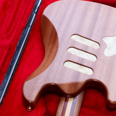 GB Liuteria Boutique guitar Petra 7 string fanned fibonacci series inspiration design 2022 - Matt image 13