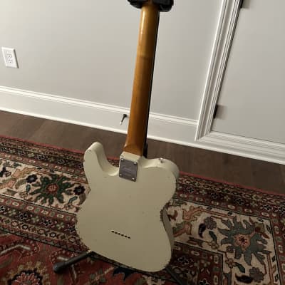 Telecaster Partscaster with Andy Wood Signature Pickups 2021 - Cream image 6